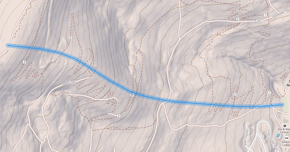 Map preview of Ridge Run