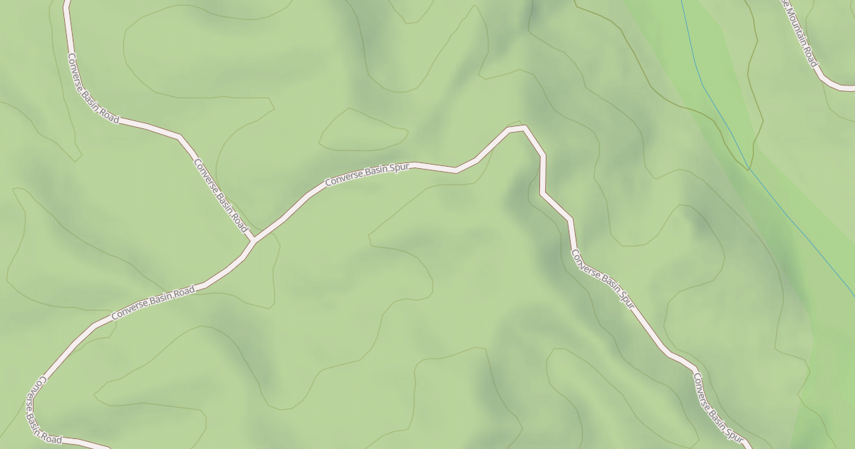Map preview of CONVERSE BASIN
