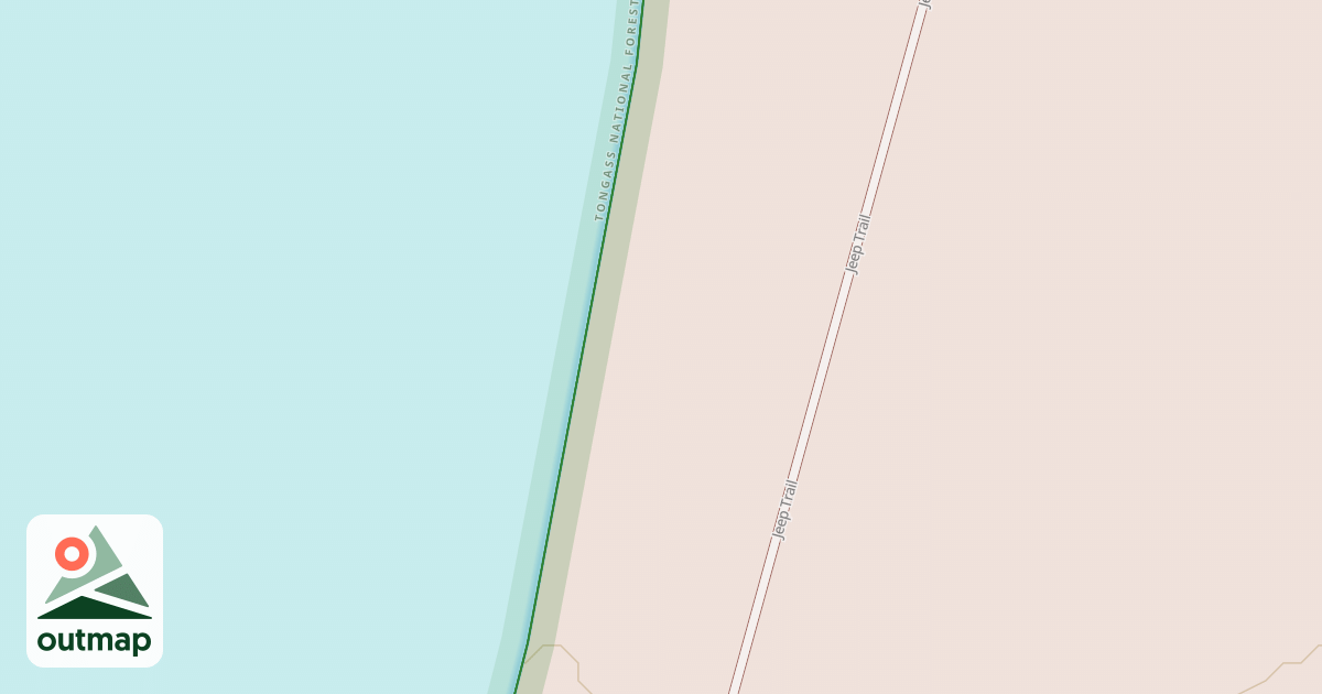 Map of Dry Bay Nps Trail