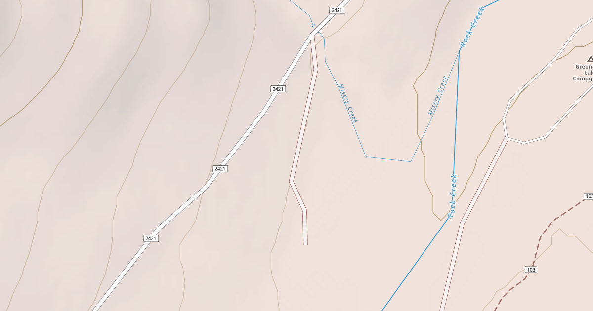 Map preview of DISPERSED CAMPSITE