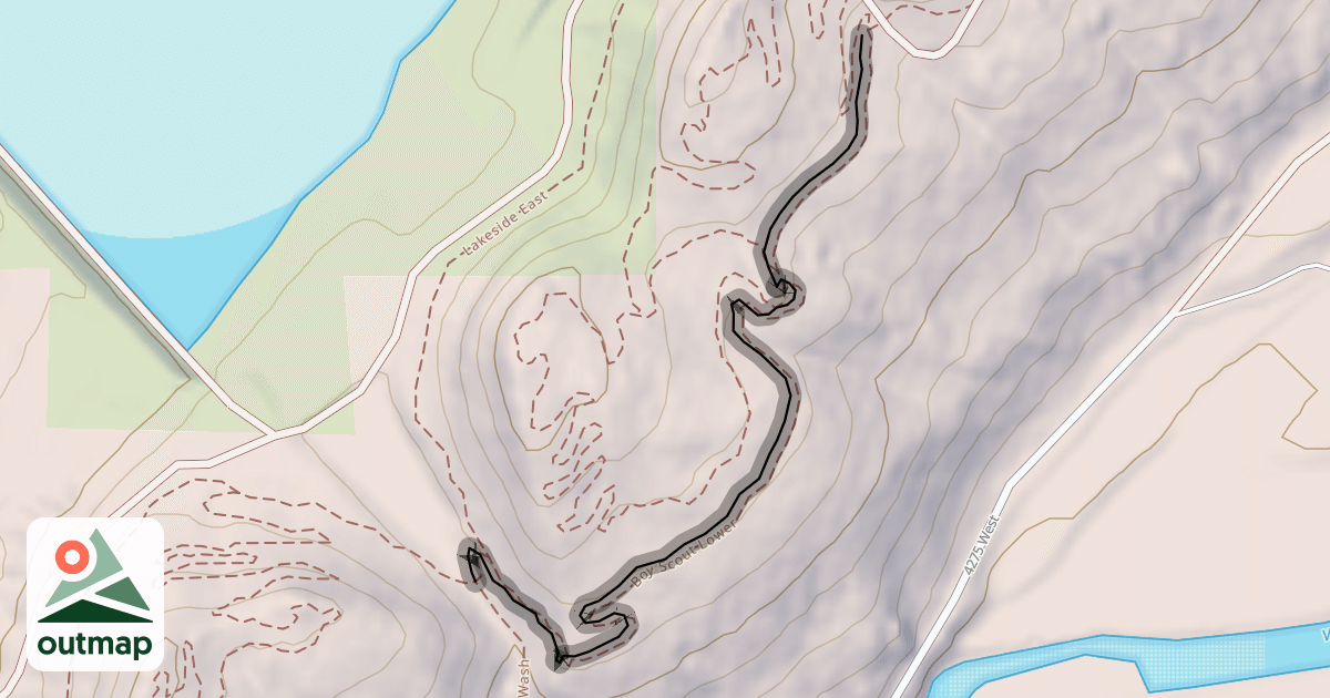 Map of Boy Scout Lower