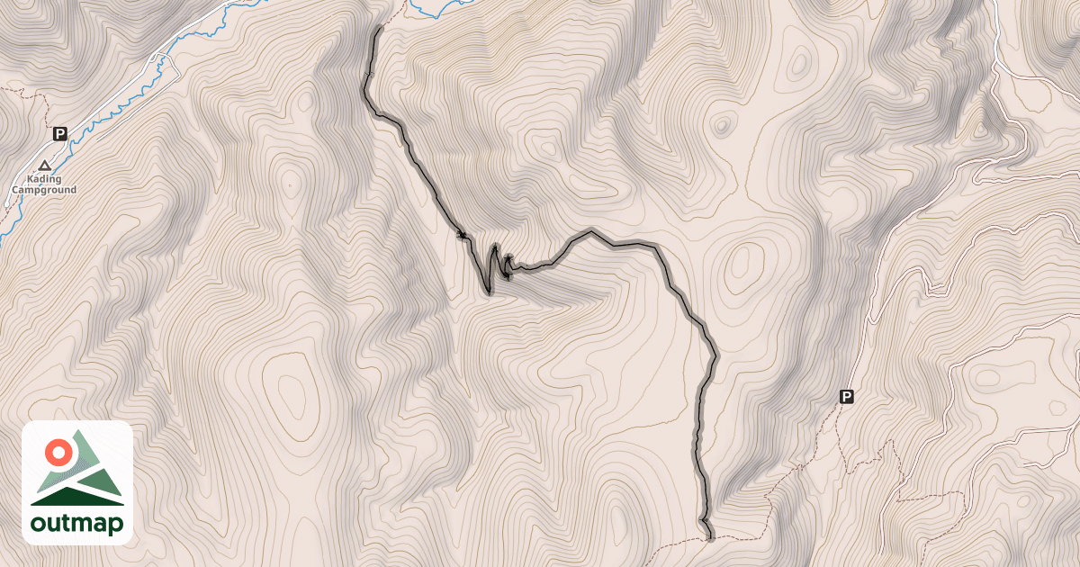Map of Larabee Gulch Trail