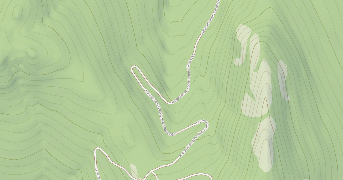 Map preview of Big Creek Baldy Snowmobl Loop