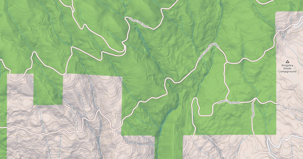 Map preview of LOWER SOUTH RIDGE