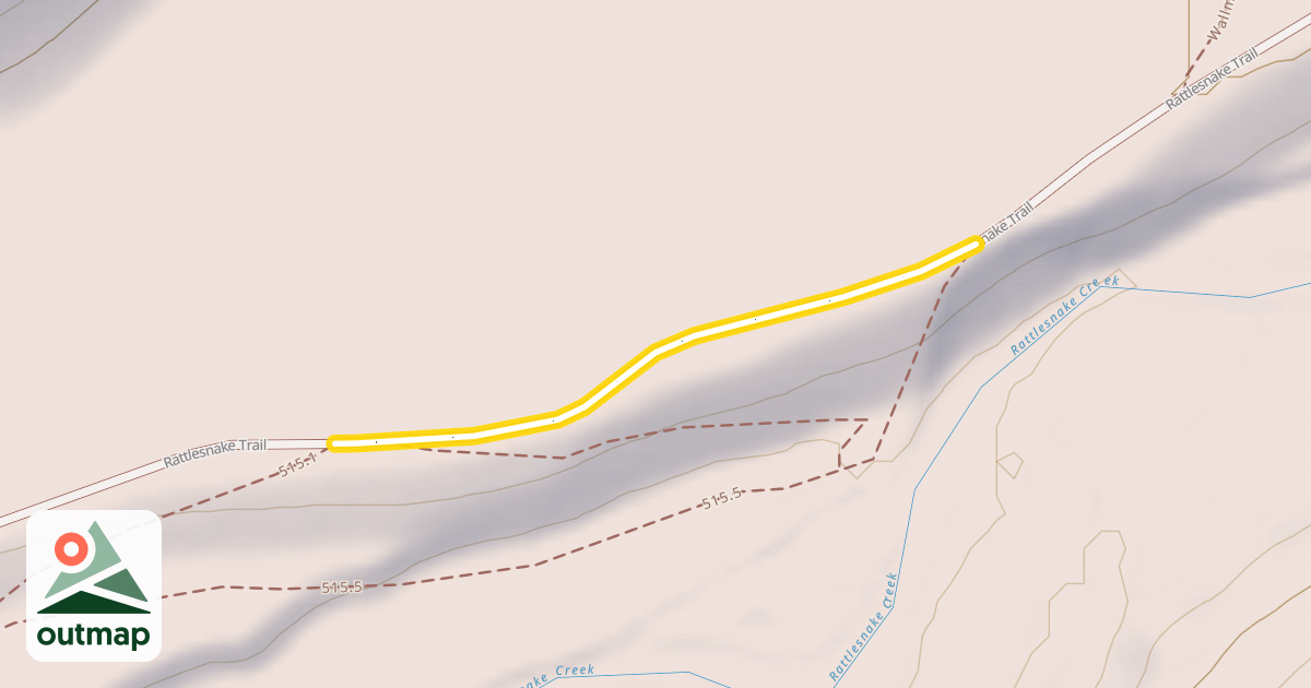 Map of Rattlesnake Trail