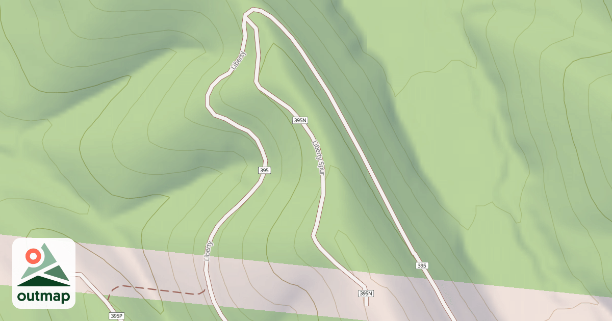 Map of LIBERTY SPUR