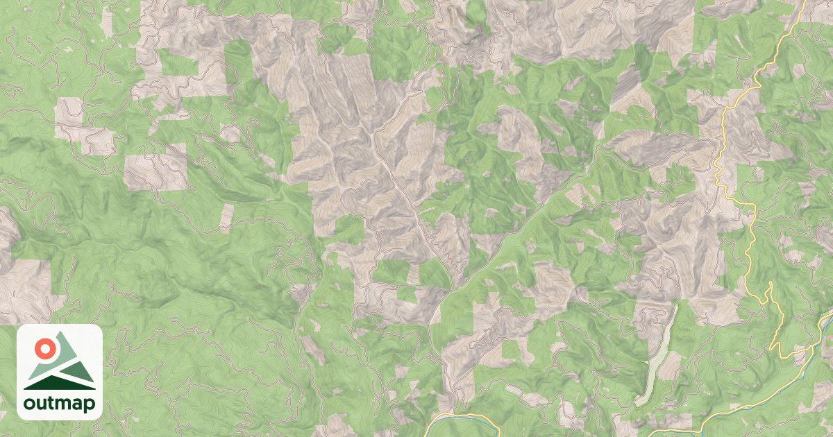 Map of BLACK CREEK - BIG CANYON