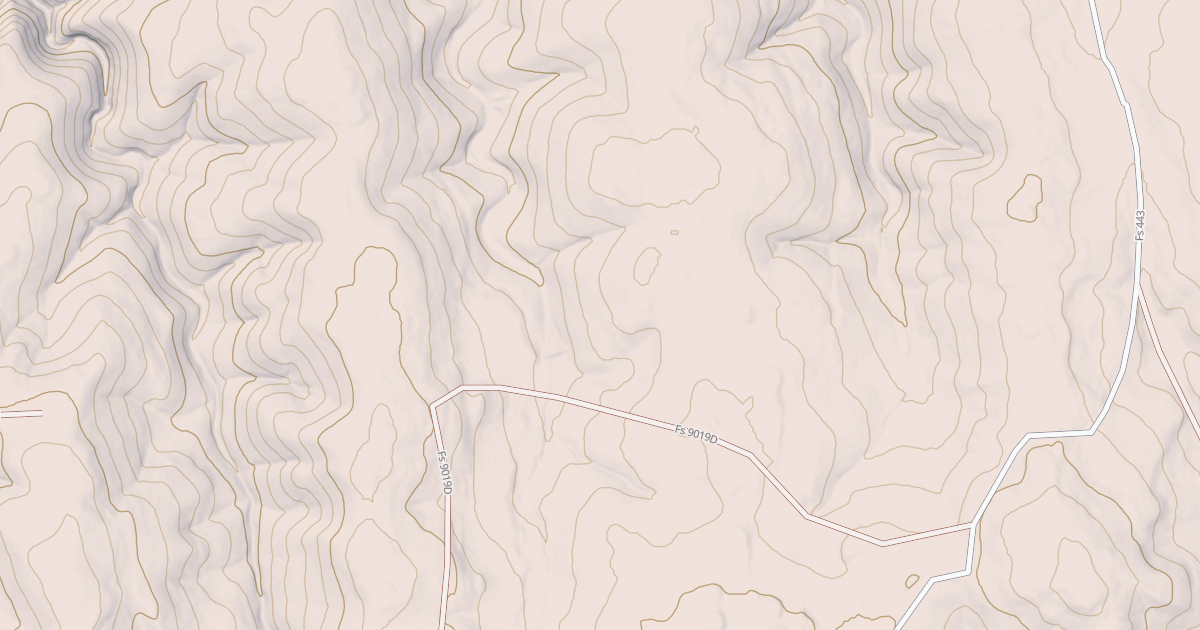 Map preview of USFS National Forest System Roads {D7509F8A-57E6-4E2B-9C07-E125CC0E7B97}