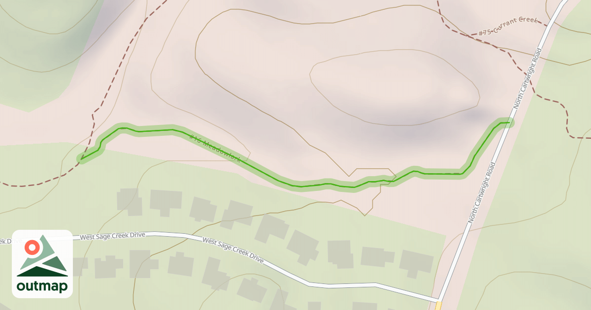 Map of Meadowlark