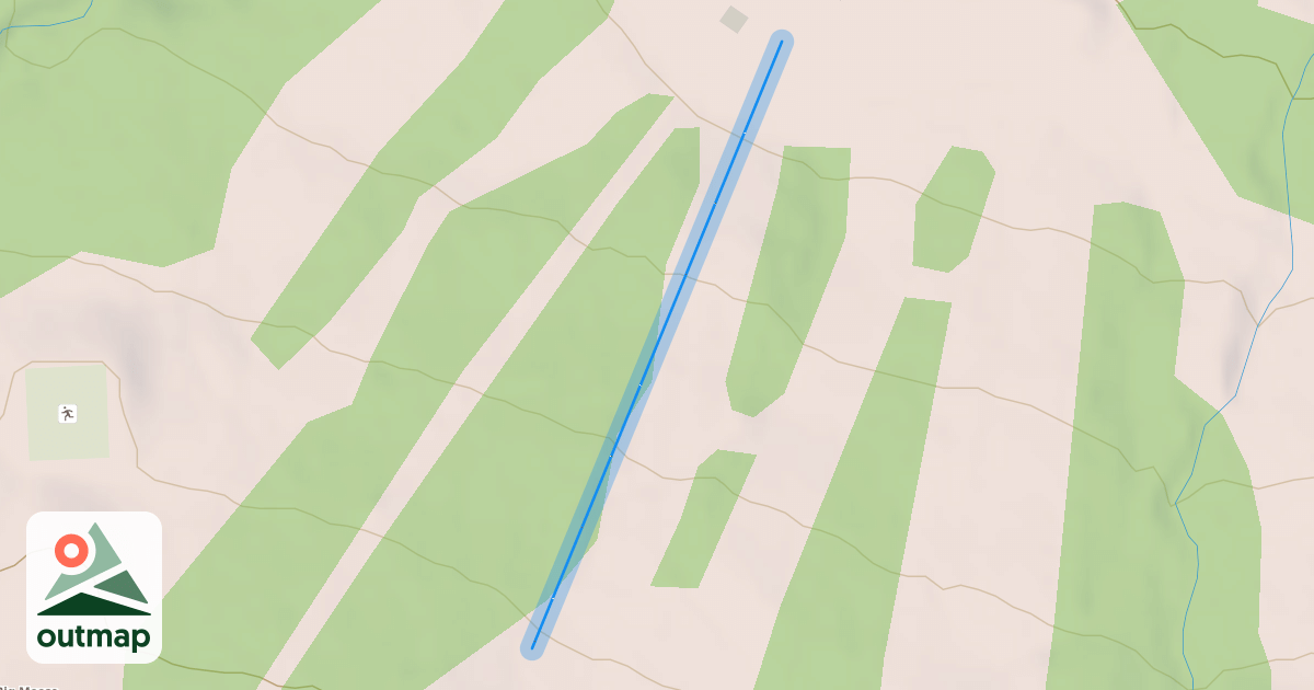 Map of Lower Squaw Brook