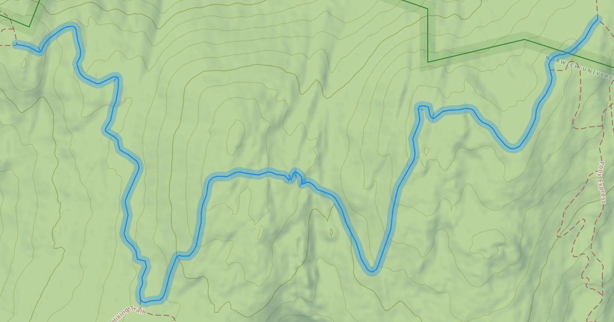 Map preview of Ridgeline Trail