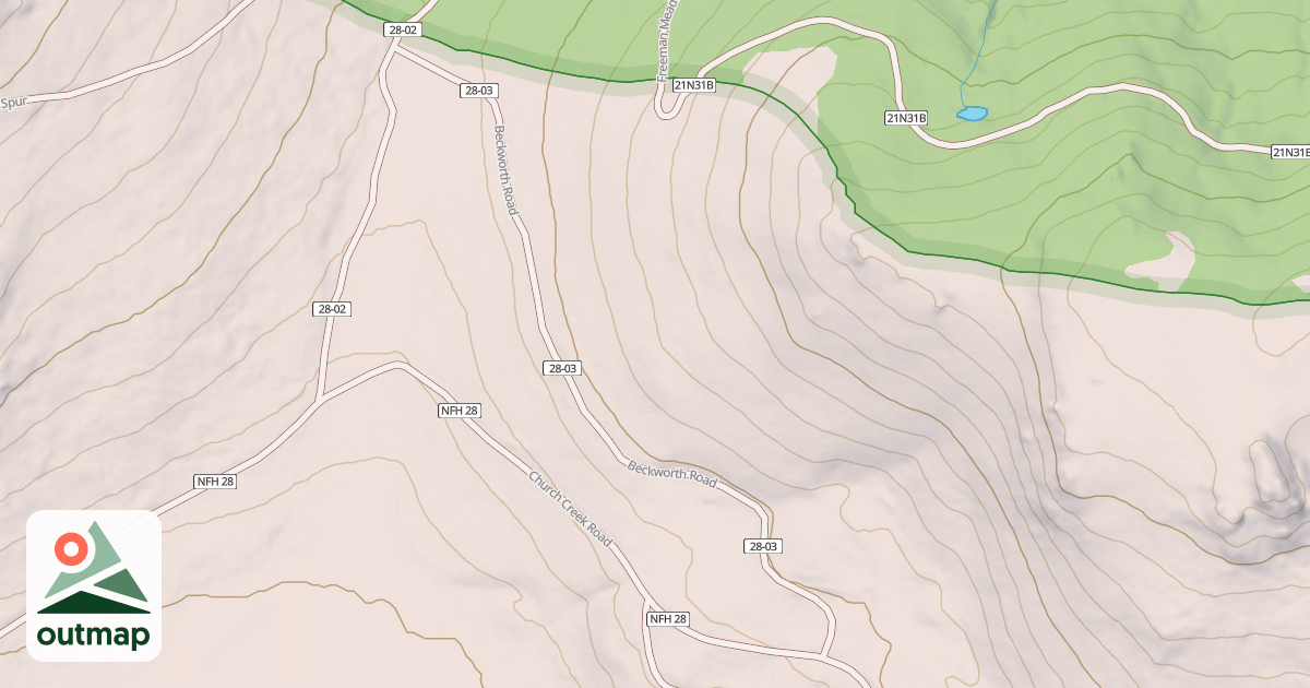 Map of BECKWORTH