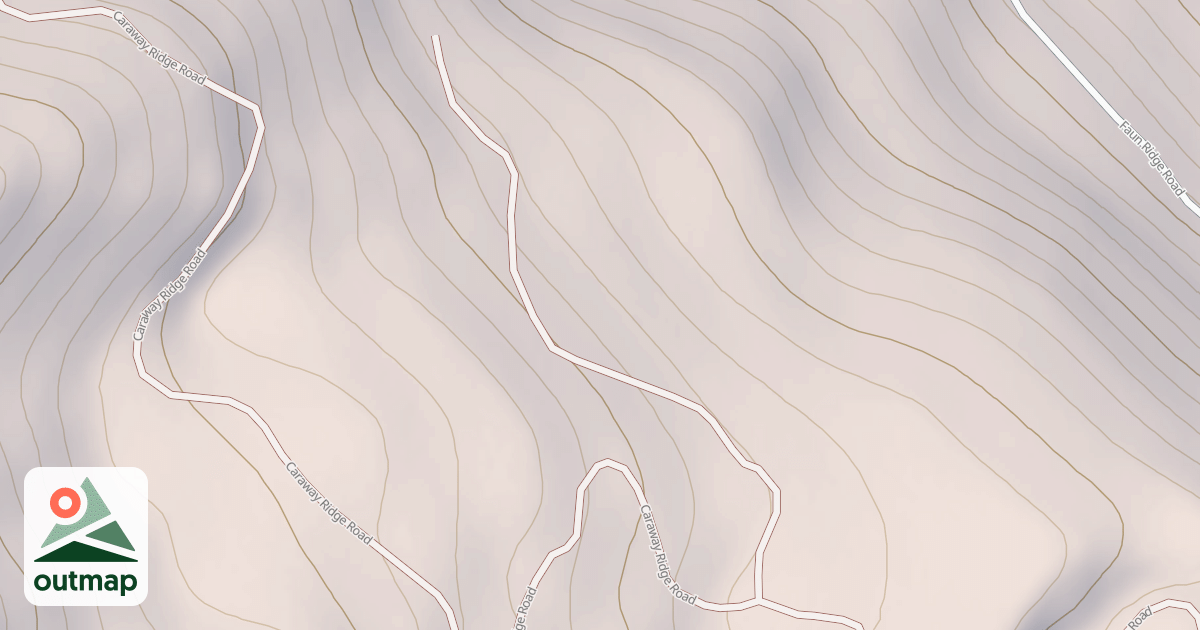 Map of CARAWAY RIDGE
