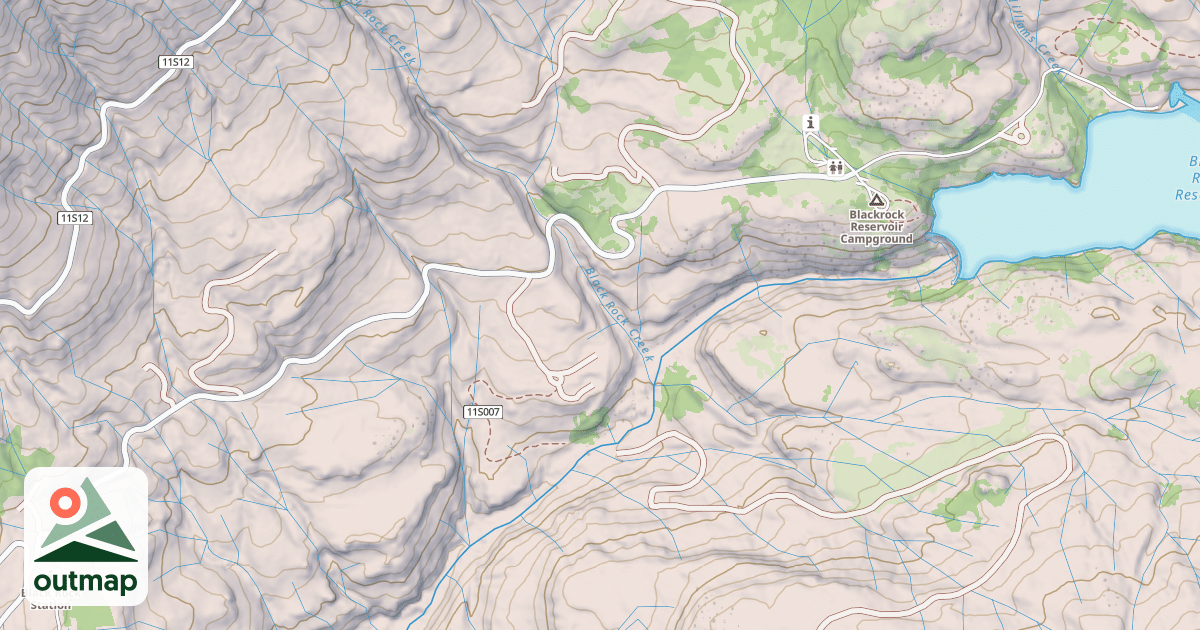 Map of BLACK ROCK RES