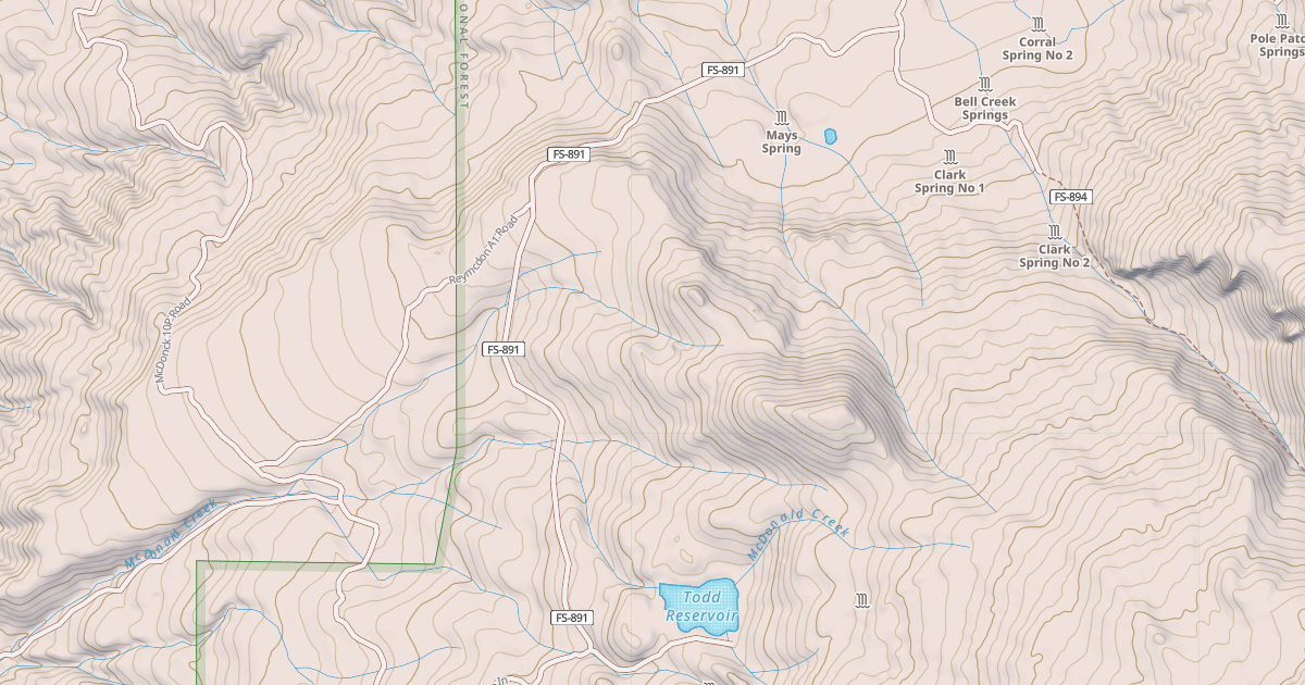 Map preview of USFS Motor Vehicle Use Map Trails 4859