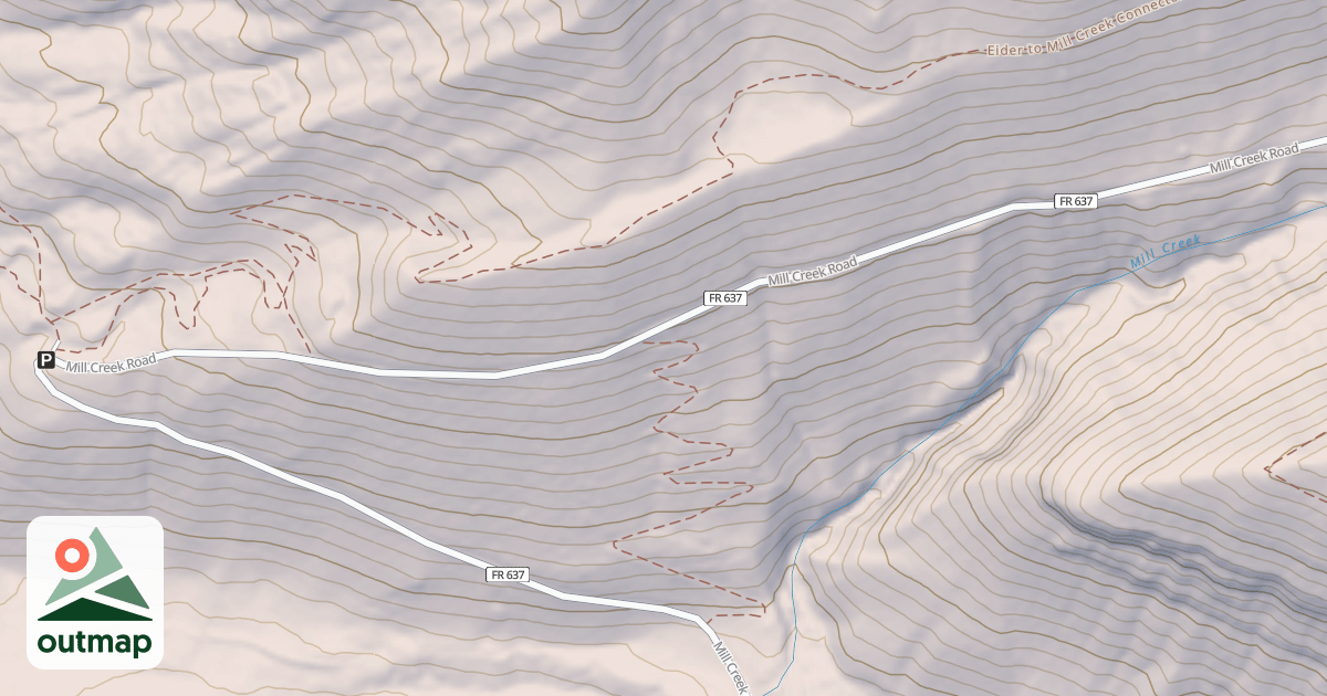 Map of MILL CREEK