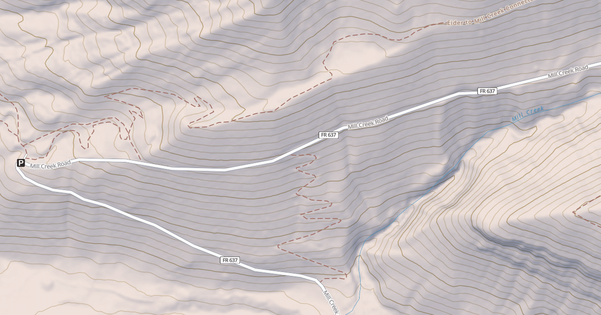 Map preview of MILL CREEK