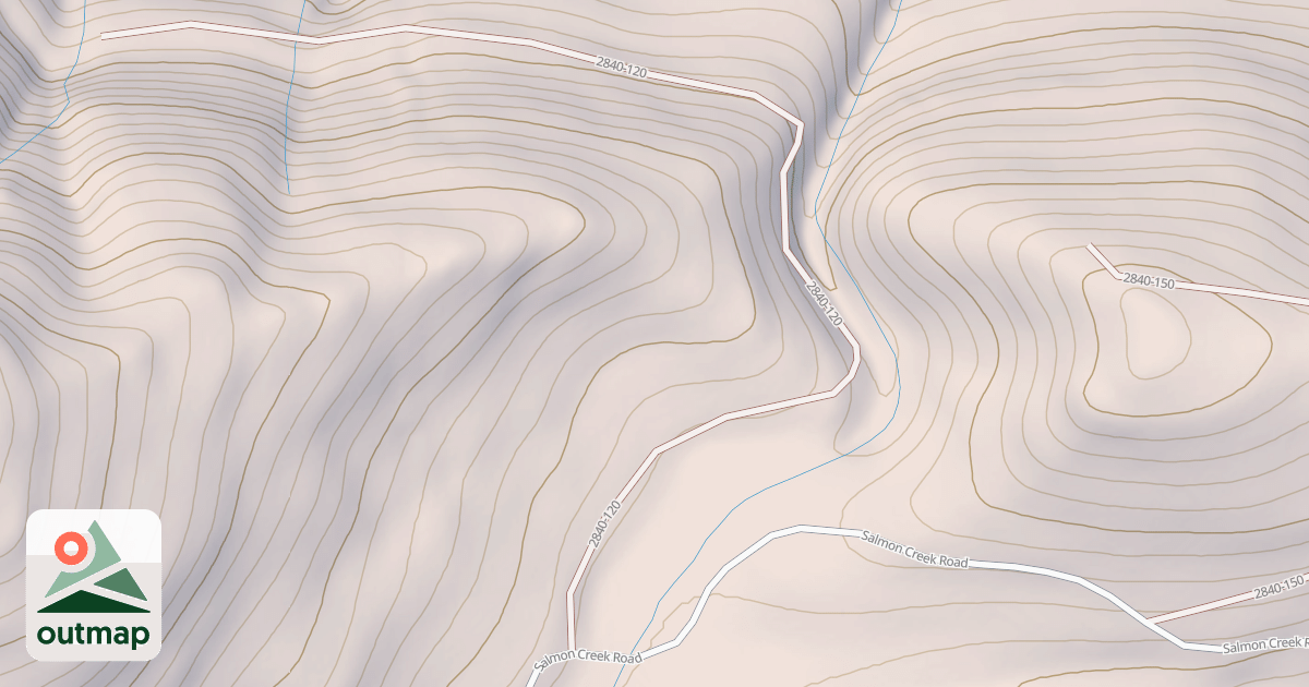 Map of USFS Motor Vehicle Use Map Roads {C2D4AAB0-C531-4415-A811-68F47F20D170}
