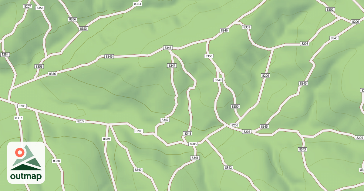 Map of USFS Motor Vehicle Use Map Trails 19732