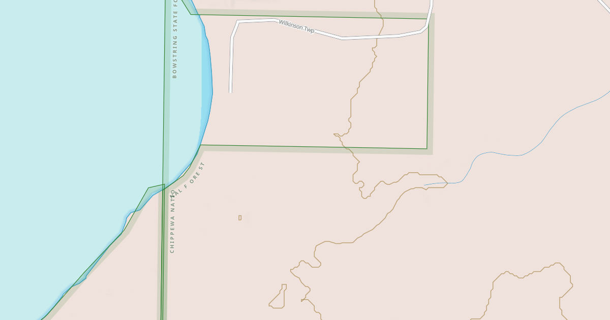 Map preview of CROOKED LAKE ROAD NORTHWEST