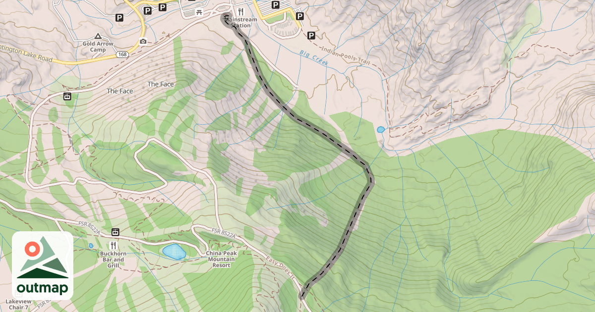 Map of Buckhorn