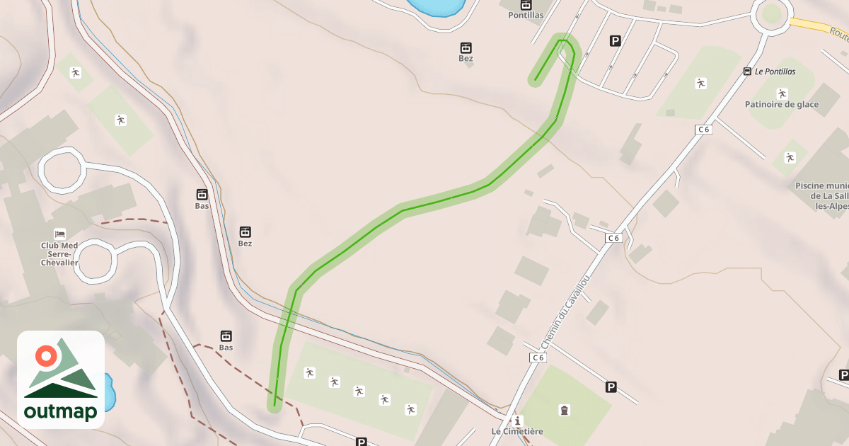 Map of La Verte