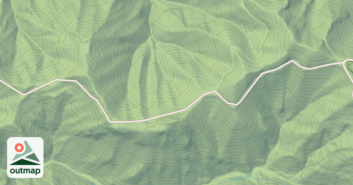 Map of DIXIE CREEK