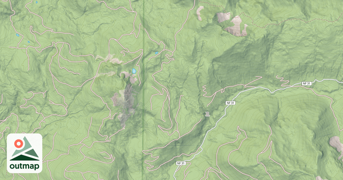 Map of CANYON RIDGE