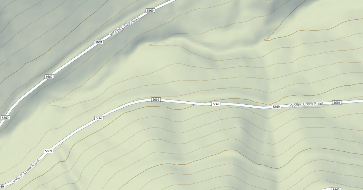 Map preview of (FDR) WOODS CREEK