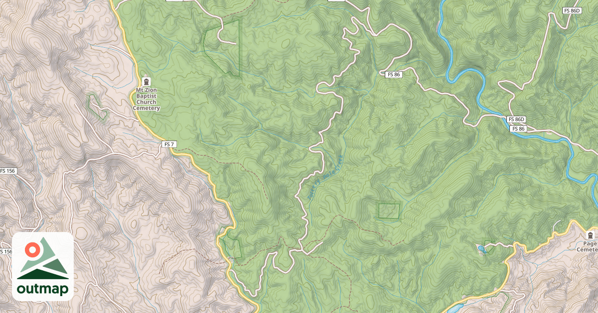 Map of TOTTERY POLE