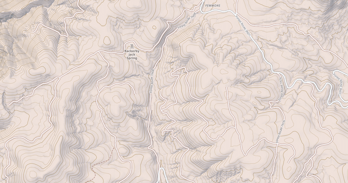 Map preview of CORRAL CREEK
