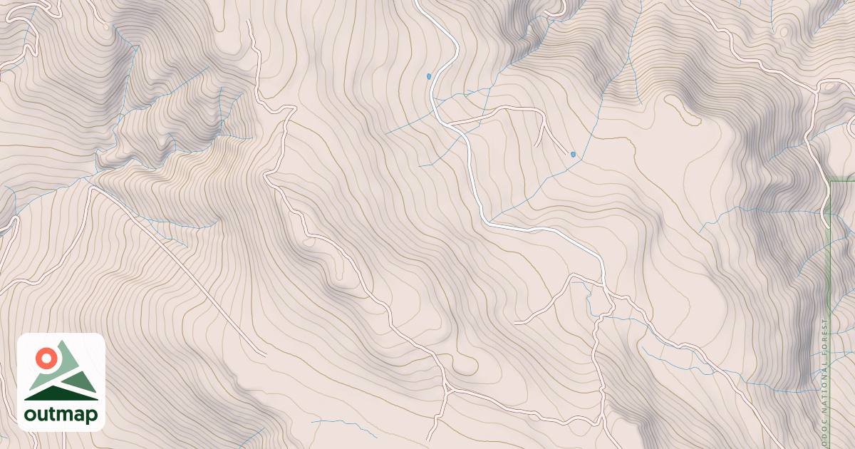 Map of FANDAGO EAST SPUR