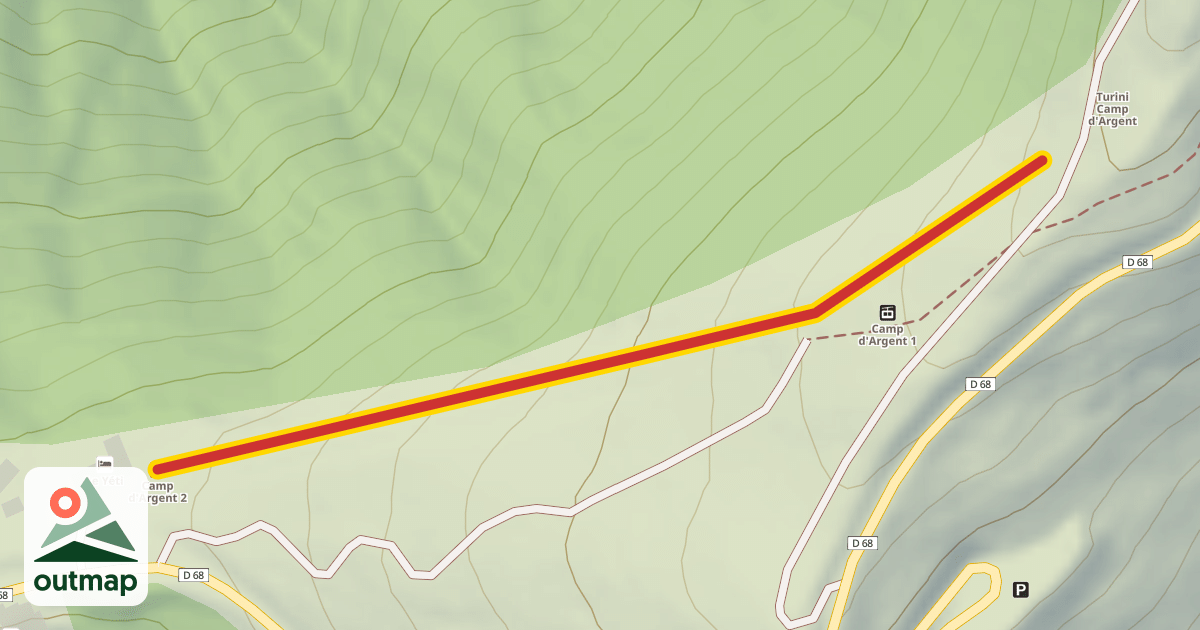 Map of Camp d'Argent 2