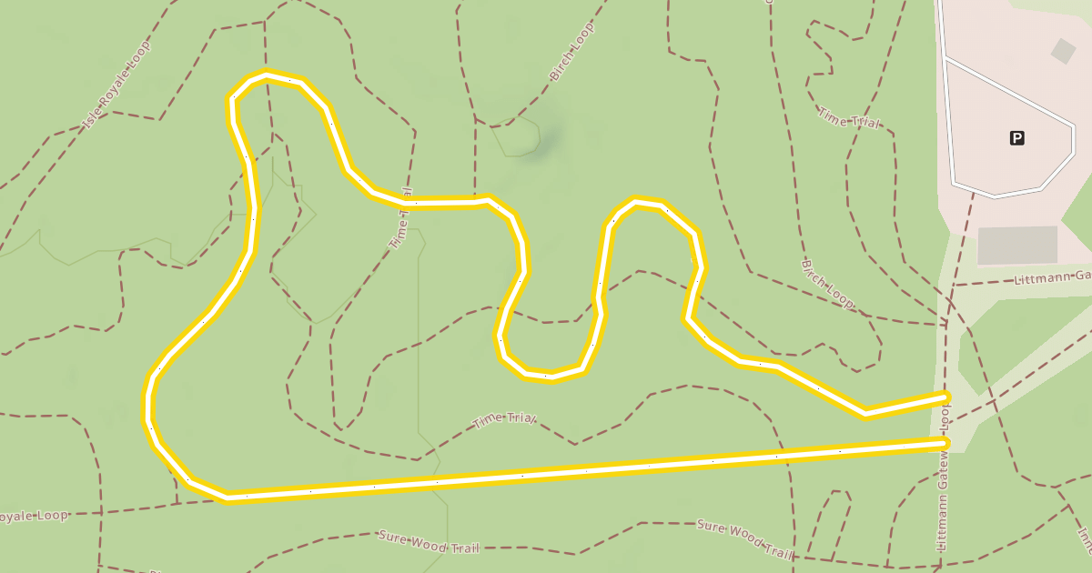 Map preview of Oak Loop