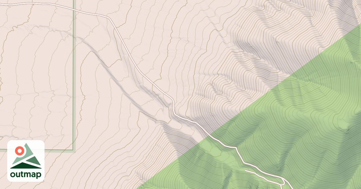 Map of REEDS CANYON