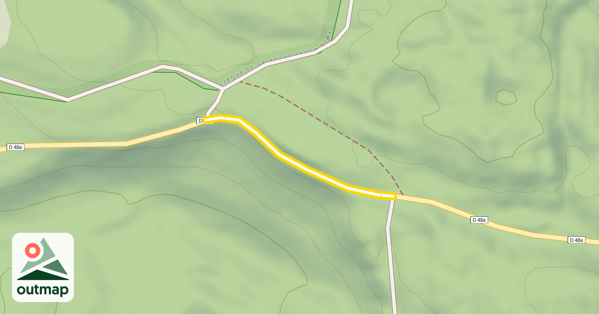 Map of Route de la Pesse