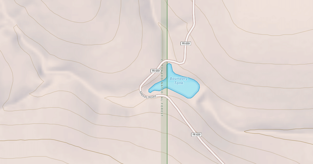 Map preview of THE MESAS