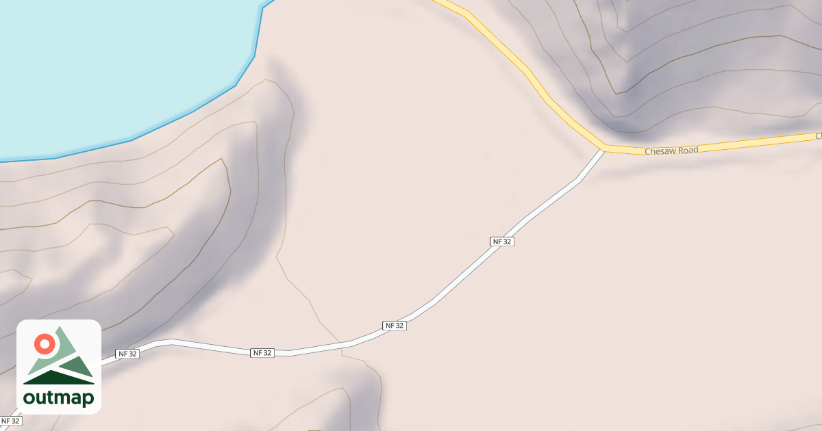 Map of BEAVER LK CG