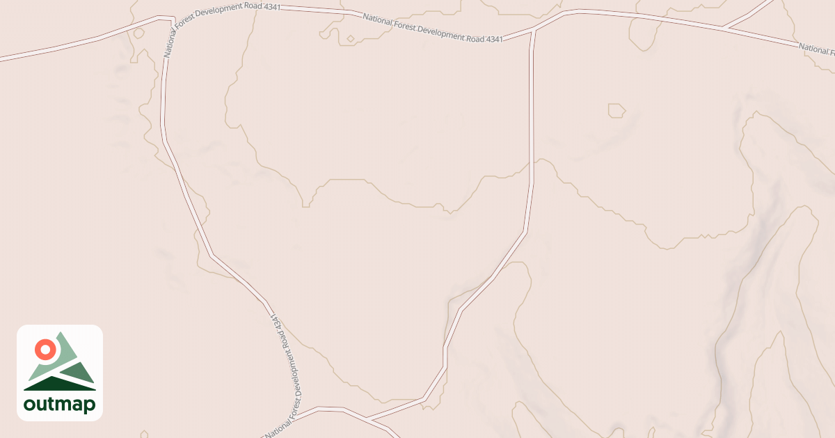 Map of USFS National Forest System Roads {20352234-170F-4C4C-AEEC-0CD1B51293DE}