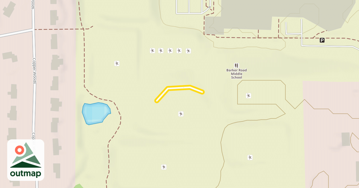 Map of Mt. Pittsford Ski Trail