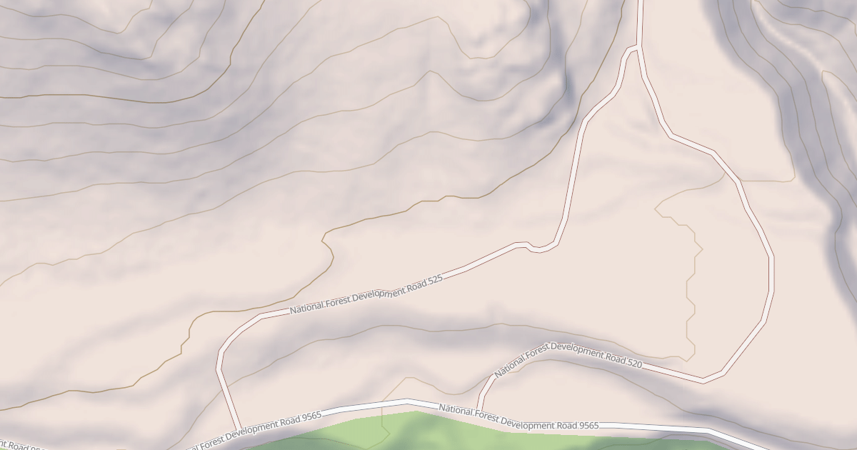 Map preview of USFS Motor Vehicle Use Map Roads {64184F5E-4300-4F0A-A00A-816B06D48B76}