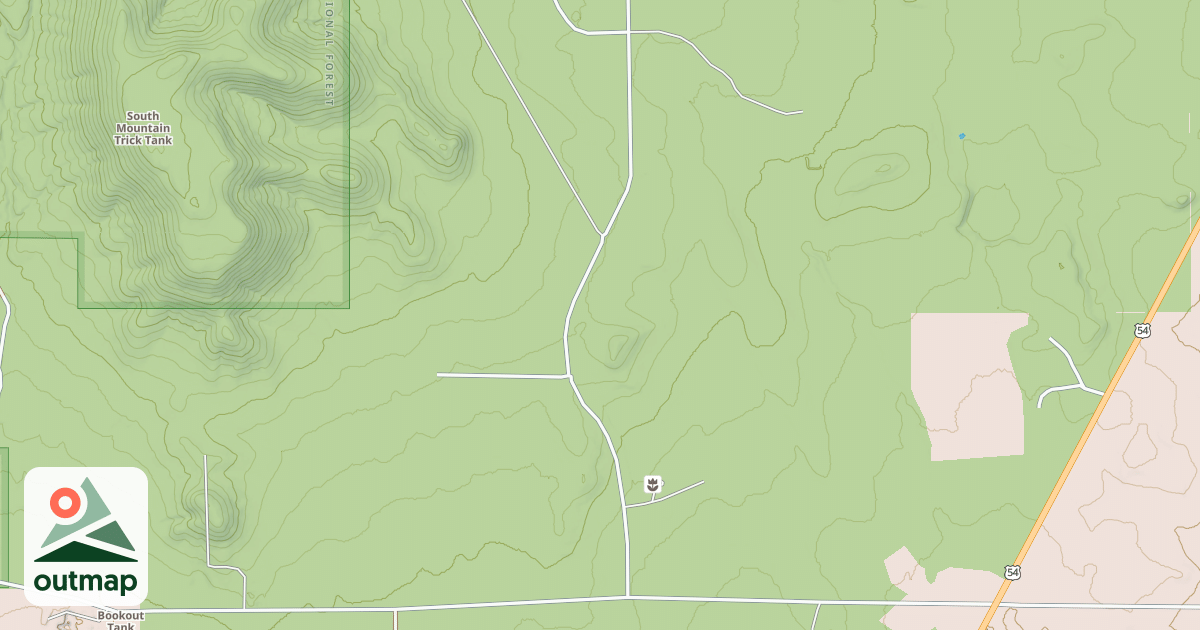 Map of RED CLOUD