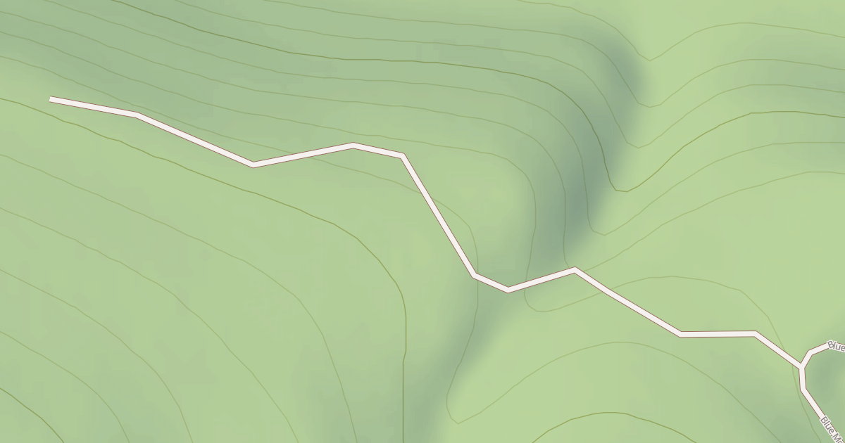 Map preview of BLUE MOUNTAIN B