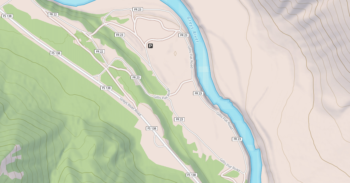 Map preview of GILLIS FLAT