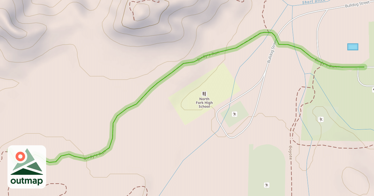 Map of Birdy's Run