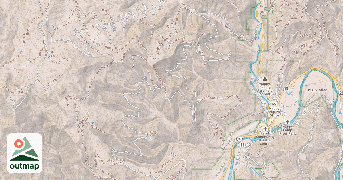 Map of BENJAMIN CREEK
