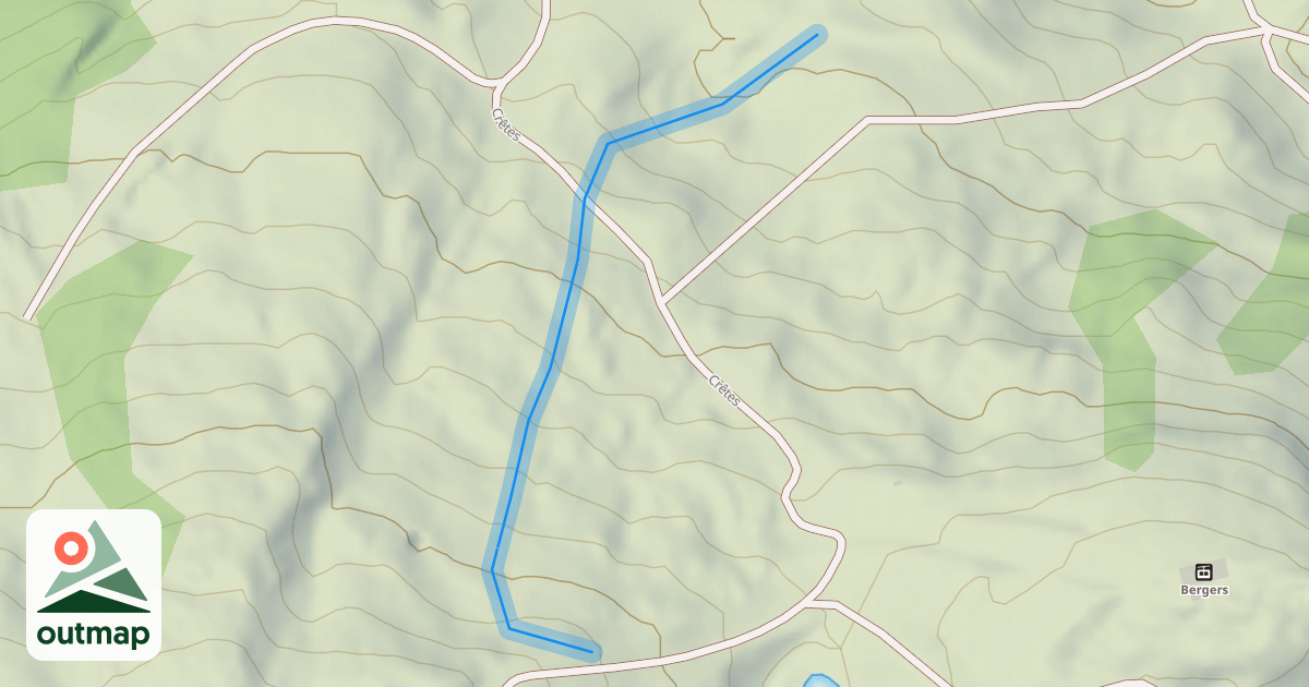 Map of Les Bruyères