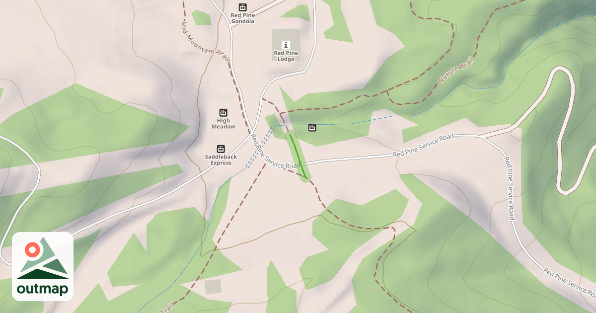 Map of Red Pine Access