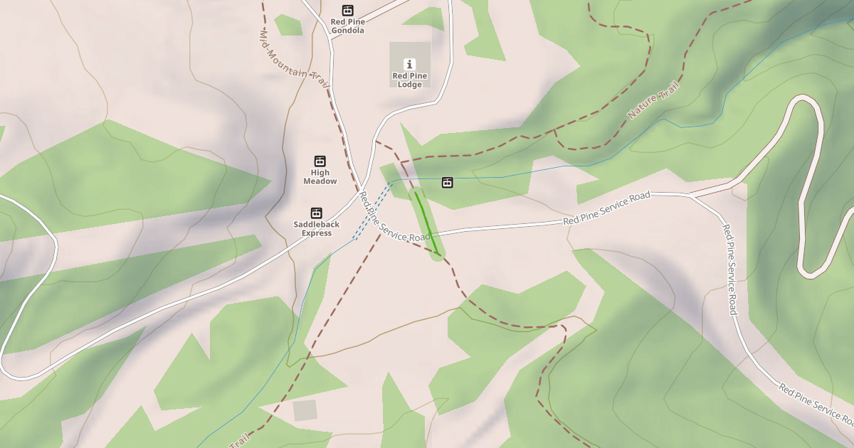 Map preview of Red Pine Access