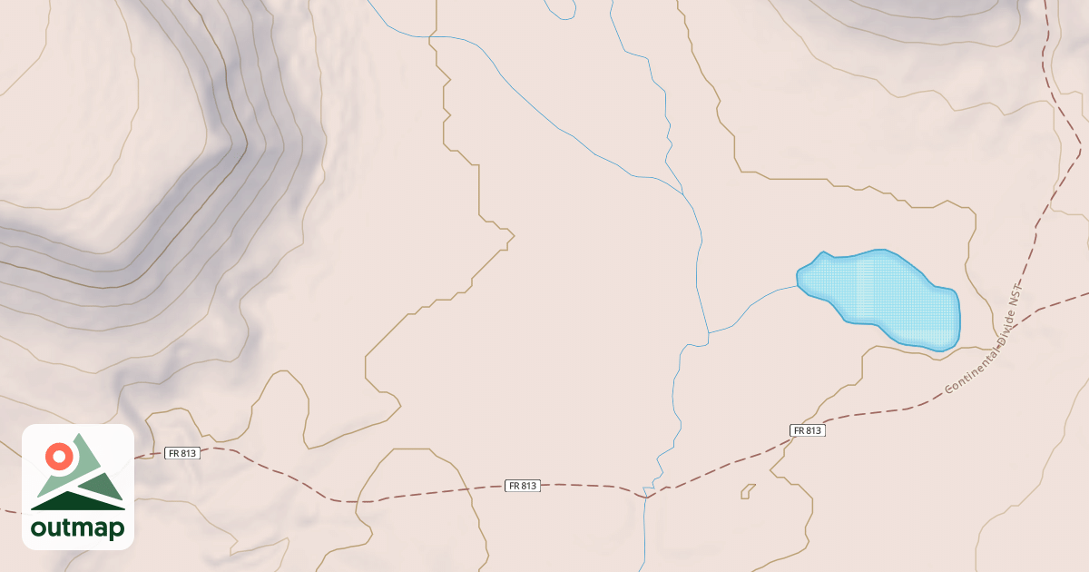 Map of Continental Divide National Scenic Trail